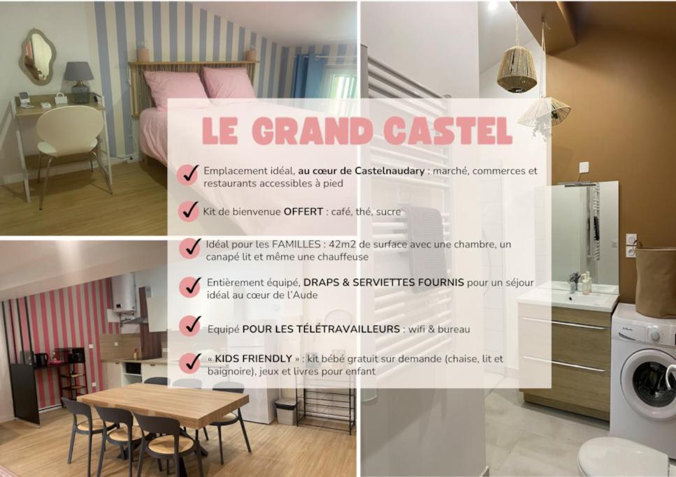 Le Grand Castel Apartment Castelnaudary Exterior foto